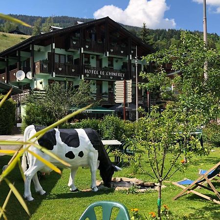 Hotel Le Chinfrey Les Gets Exteriör bild